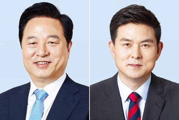 좌로부터 김두관, 김태호 의원